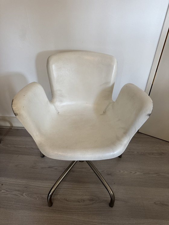 4 Cappelini Stoelen – Cappellini, Draaistoelen, Skai, Metal (photo 7 of 9)