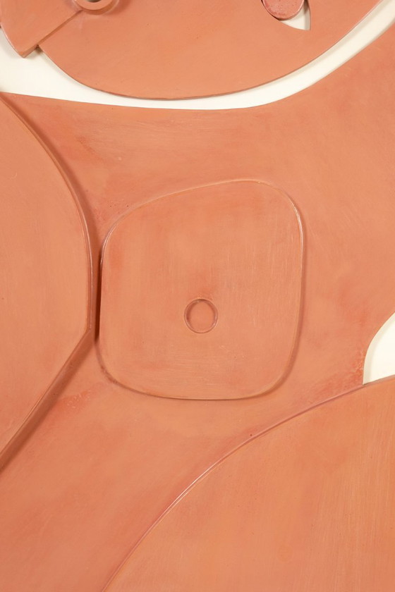 Image 1 of Flachrelief-Schild: „Oh! Raus aus dem Bild!“. Zeitgenössisch.