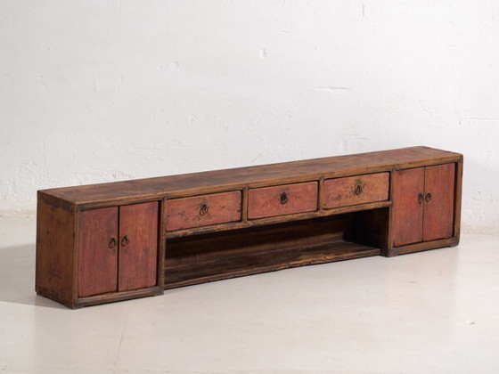 Mobile basso antico con patina rossa (c.1900) #29 – Mobili TV (photo 6 of 40)