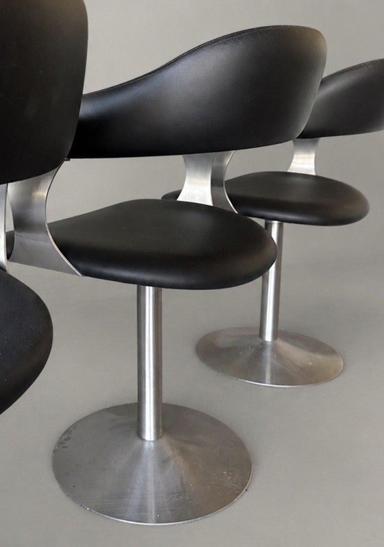 Set of 4 Vintage Space Age Swivel Chairs – Dining chairs, rvs (photo 12 of 15)