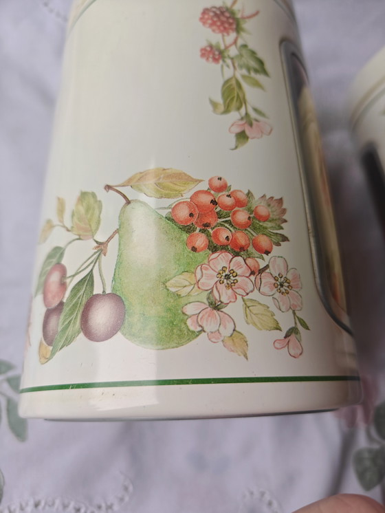 Image 1 of Mazzi di fiori vintage Brabantia Stock – Decorazione di frutta retrò (set di 2)