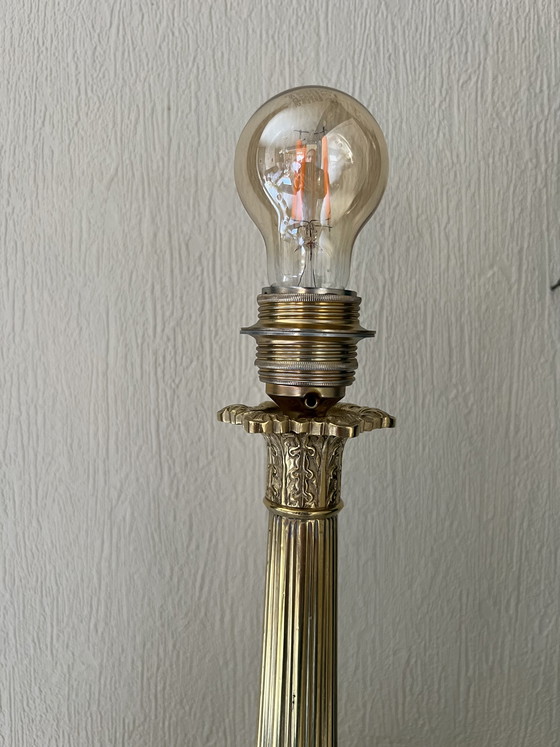 Image 1 of Lampada da tavolo in bronzo in stile Impero
