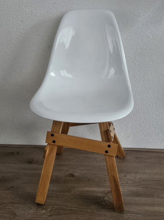Kubikoff Icon Chair style – Sander Mulder Icon Base – white design chair – Dining chairs, Metal, Plastic (photo 9 of 15)