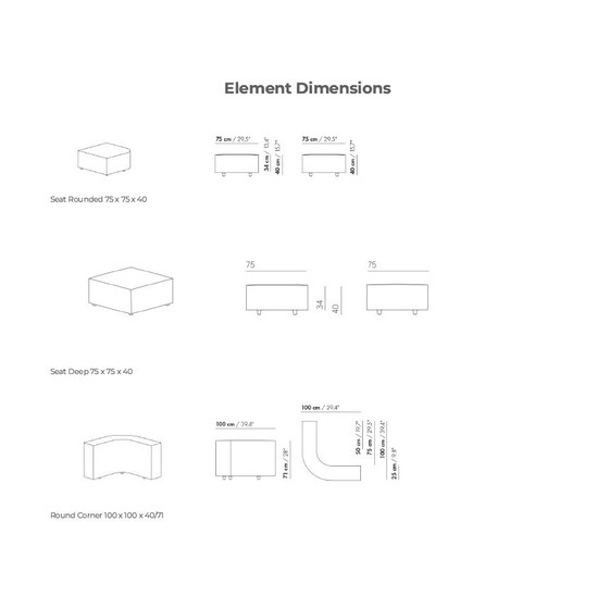 Image 1 of Montis Domino'18 Elements corner sofa