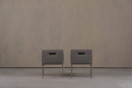 Image 1 of Sedie Ligne Roset in tessuto grigio, Francia, anni 2000, set da 2
