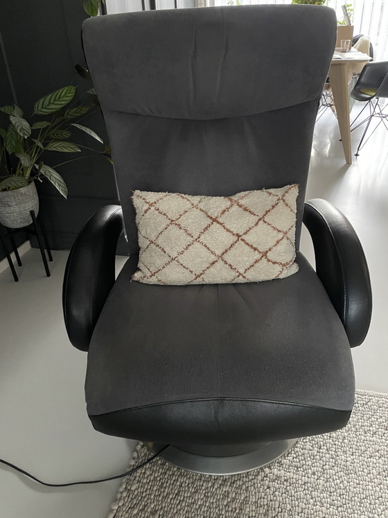 Bequemer Liegesessel – Verstellbarer relaxsessel, Leather, Metal (photo 2 of 9)