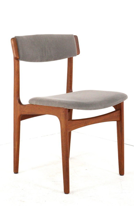 Image 1 of Set 6 Thorsø Stole- og Møbelfabrik stoelen vintage Deens