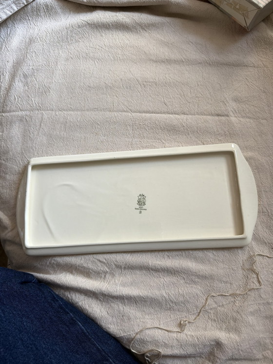 Image 1 of Cake/serving dish, produced by Dom-Keramik Staffel from Germany.
