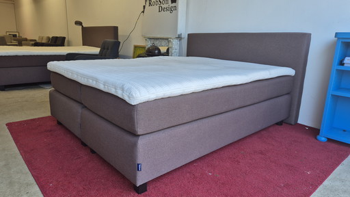 Karlsson Autentik Tunn Boxspring 160x200 Avec Topmattress Zgan