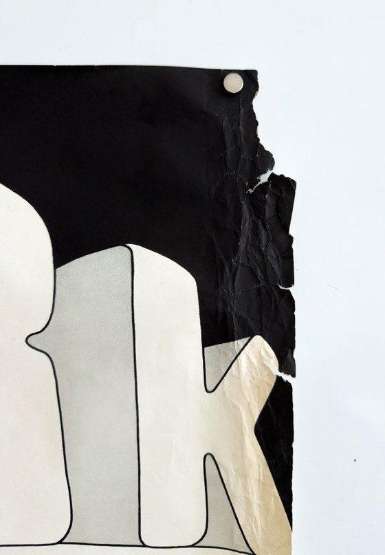 Image 1 of 🐶 CYRK – Hond met voetbal – 1973 – Originele poster van Danuta Żukowska | Lithografische afdruk | 96×65cm | Polen