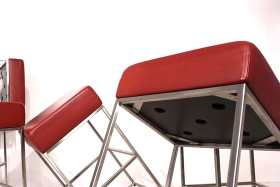 Image 1 of 6er Set De Sede DS 218/55 Barhocker von Paolo Piva, 2000