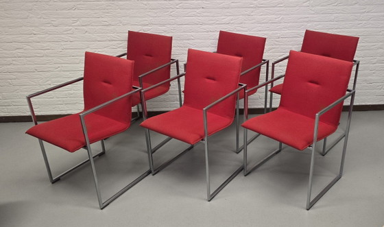 Cadre Arco « Rouge » 6x – Chaises de salle à manger, Textile (photo 3 of 8)