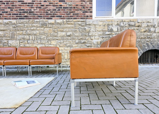 Image 1 of Set di divani Lübke, stile vintage anni '60 e '70, panche, sedie da ufficio, set di divani