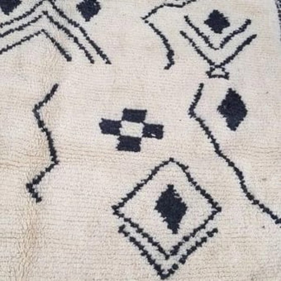 Image 1 of Handgeknoopt Berber tapijt wol 214x172cm