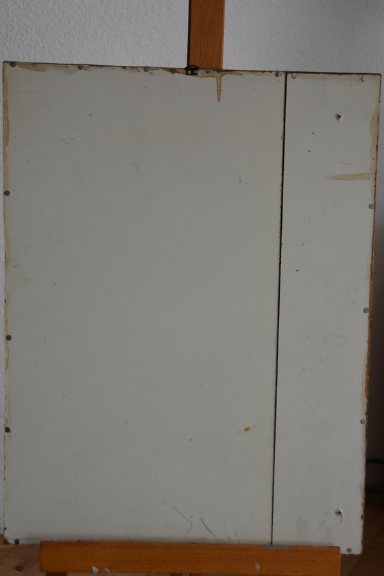 Image 1 of Dessin à la craie encadré