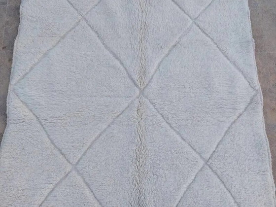 Alfombra blanca de lana natural, 250cm x 150cm – Wool (photo 3 of 7)