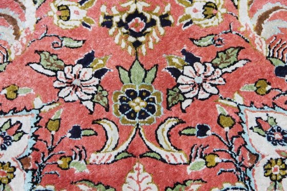 Image 1 of Original Echte Reine Seide Hereke 125 X 78 Cm Top Zustand