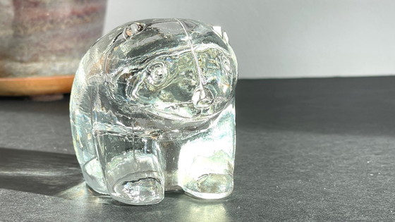 Image 1 of BOUGEOIR Ours Polaire CRISTAL Vintage