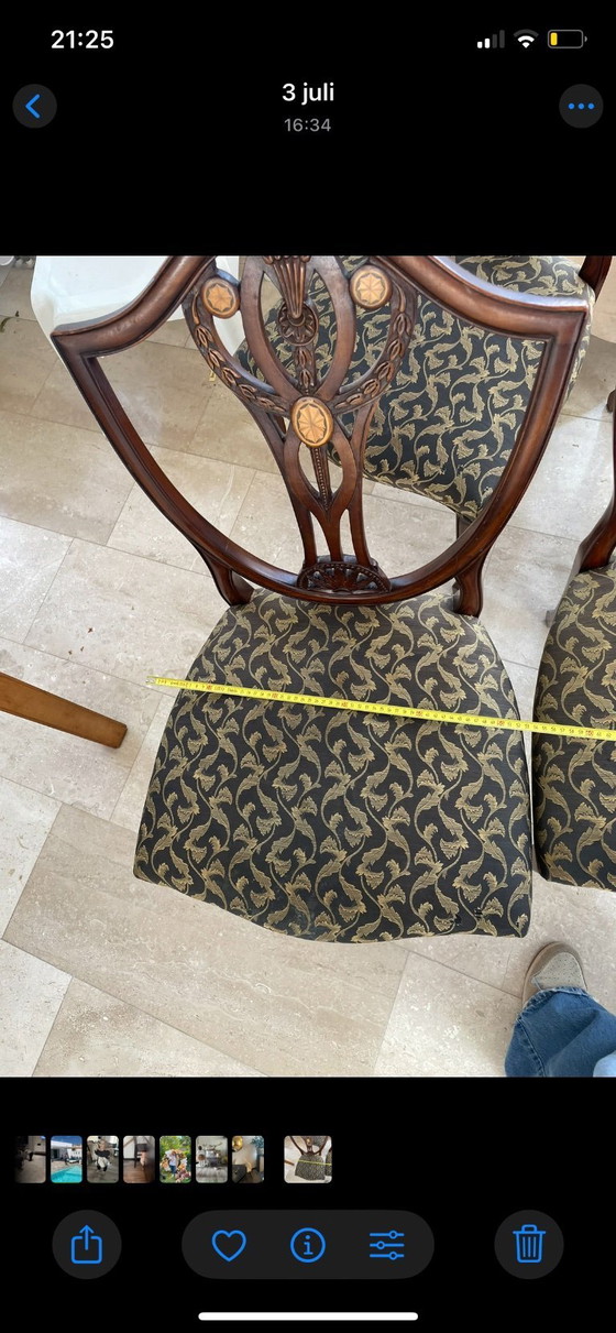 Image 1 of 6 Höllenstühle Mahagoniholz