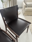 5x B&B Italia Jens eetkamerstoelen bruin