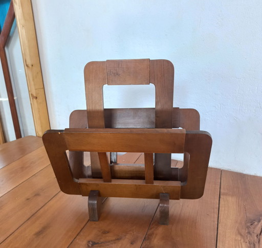 Porte-revues vintage brutaliste