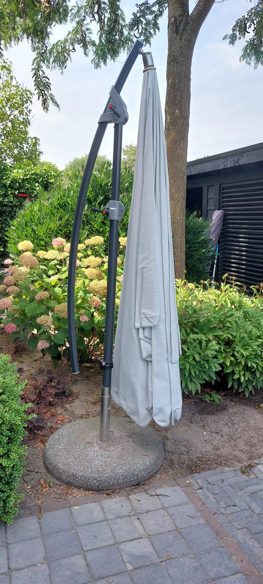 Glatz Pendalex V+ parasol flottant avec base et housse