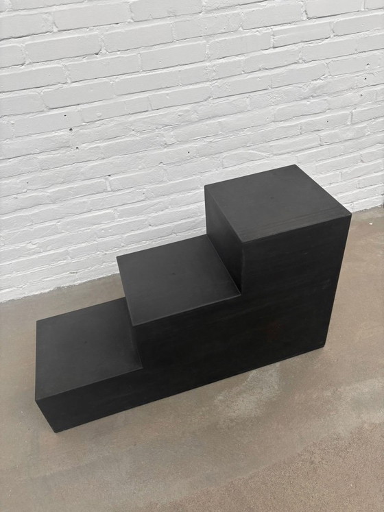 Image 1 of Salontafel met schaakmotief van Mario Bellini voor B&B Italia, jaren 70, set van 3