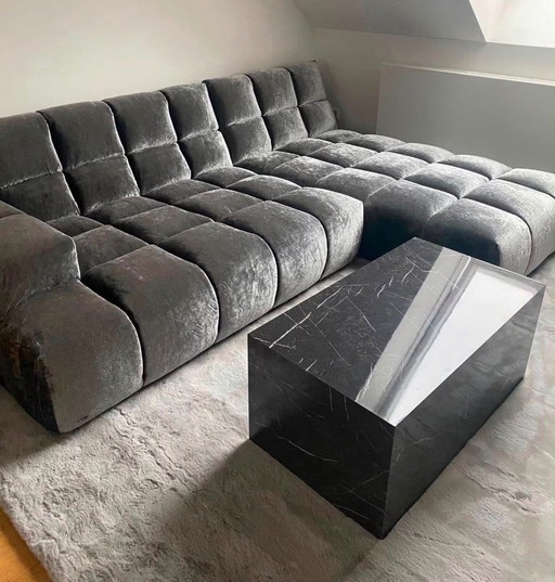 Bretz Sofa Silber/Grau