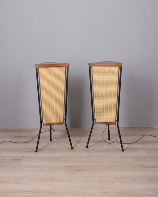 PAIR OF VINTAGE SPEAKERS FROM THE 1960S BY SCHAUB LORENZ