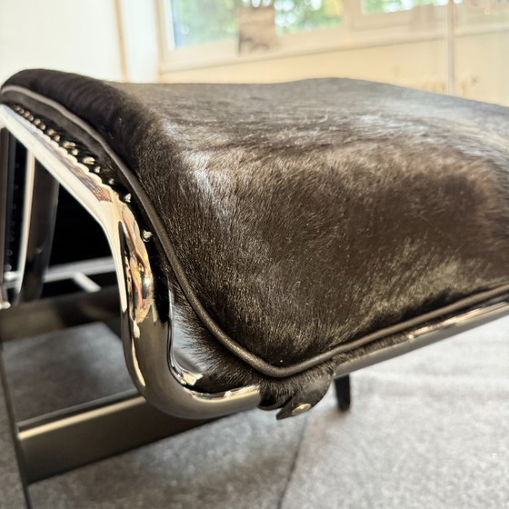 Image 1 of Cassina LC 4 - chaise longue - cuero de vaca negro - clásico - ¡Como nuevo!