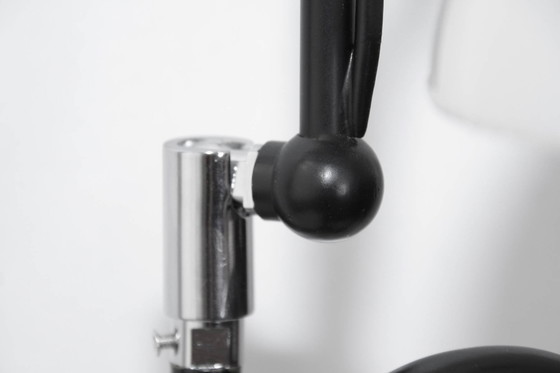 Image 1 of Trumpet lamp floor lamp black glass shade unique