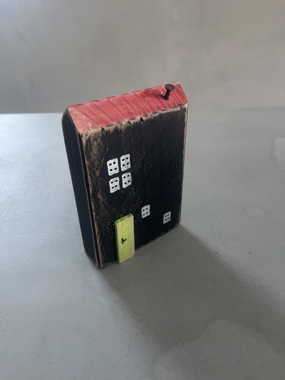 Image 1 of Holländische Holzgeschenke. Kleine Häuser. Recyceltes Holz.