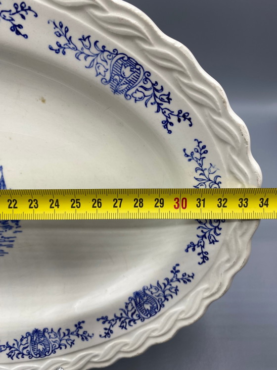 Large Dutch plate, C&S Rotterdam, windmill landscape – Crockery (photo 5 of 6)