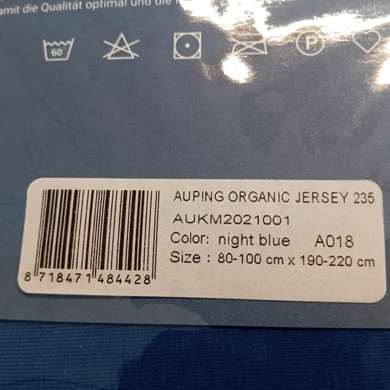 Image 1 of Jersey fitted sheet 235 90 x 200/210