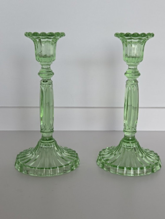 Image 1 of 2 candelieri vintage verdi