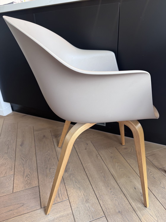 Image 1 of Gubi Bat dining chairs beige