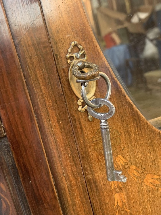 Credenza da cucina Art Nouveau – Credenze con vetrina, Legno, Ottone (photo 5 of 10)
