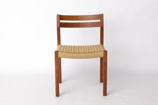 1 de 4 Chaise de salle à manger en teck Niels O. Møller Model 404 - Design danois du Mid Century (1970)