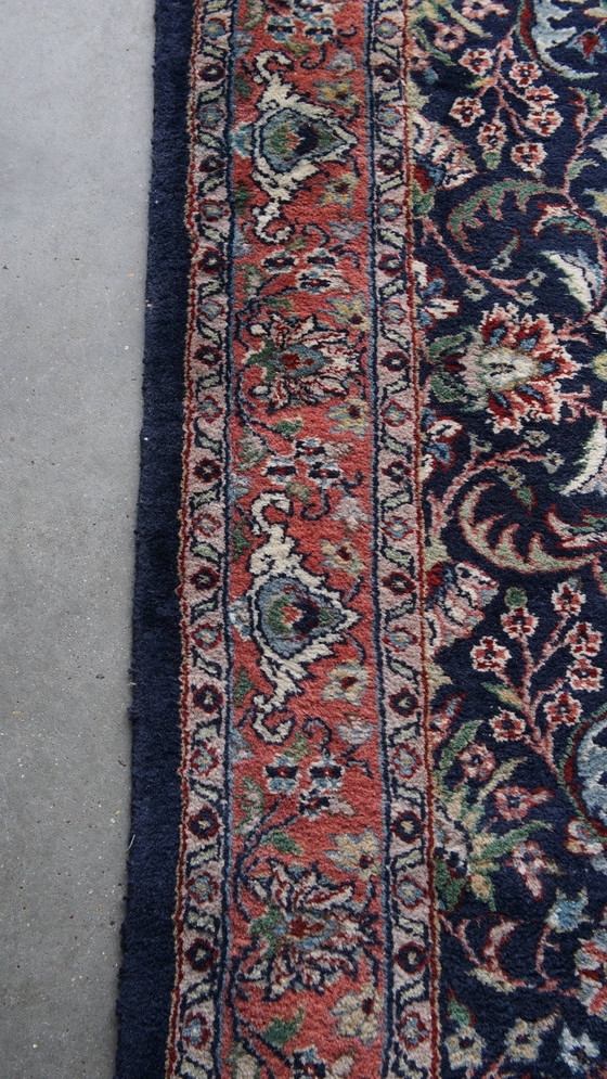 Image 1 of Grand chemin de table vintage de 6 mètres de long avec bleu