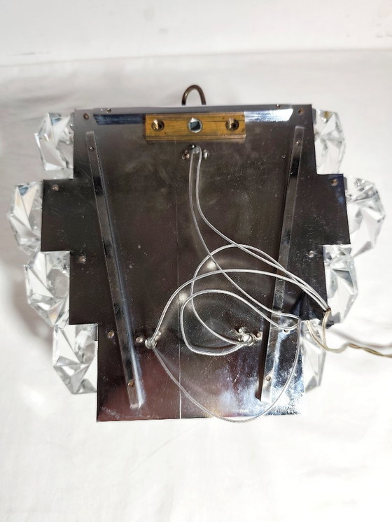 Image 1 of Crystal wall sconce. Germany, 1970s.