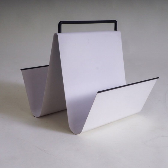 Image 1 of Metal Magazine Rack by Pete Sans for Nro