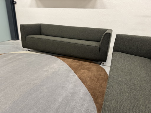 Gelderland 4800 Bank 3 Seater Andes fabric green black