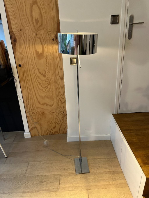 Cinna 2000 vintage chrome metal floor light