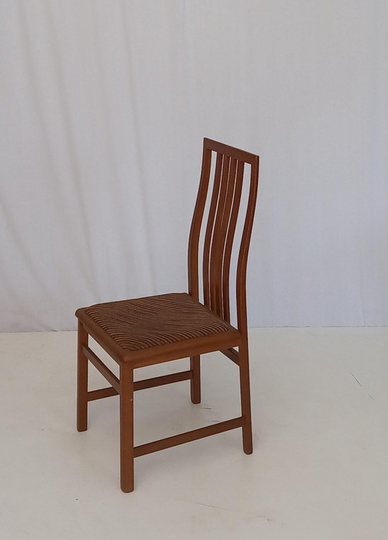 Image 1 of Set di 6 sedie da pranzo di Mario Marenco per Mobilgirgi, anni '70