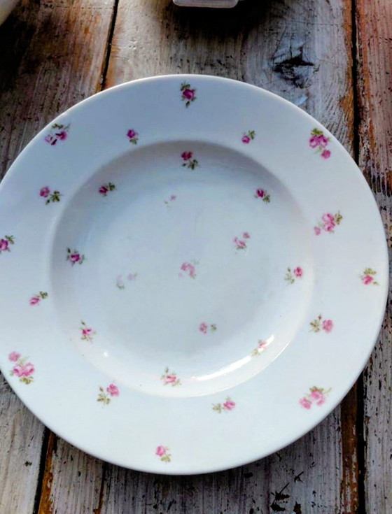 Image 1 of Antiek KPM Porselein schalen en bord