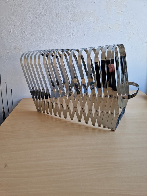 Luther Evans Radius Design Magazine rack or LPs