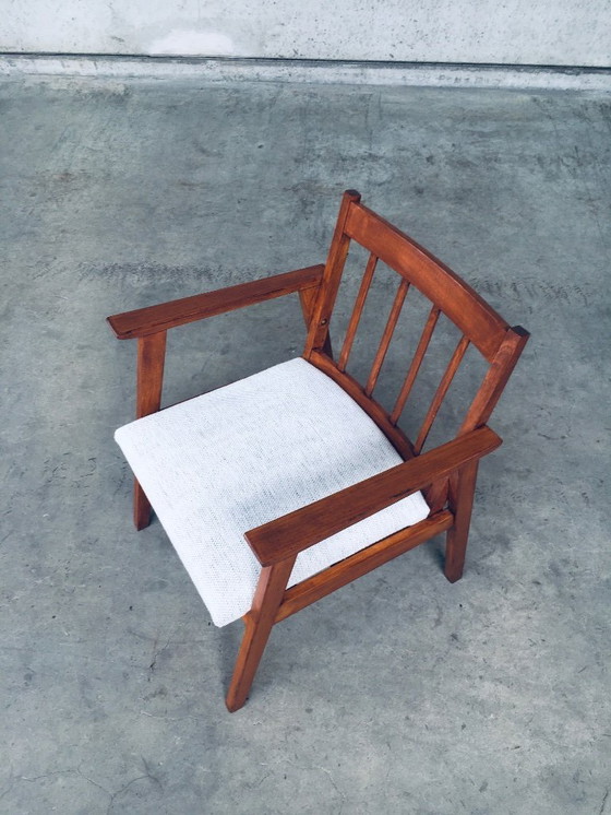 Image 1 of Ensemble de fauteuils de style hollandais moderne du milieu du siècle, Pays-Bas, années 1950