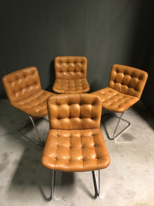 4x De Sede von Robert Hausmann Stühl