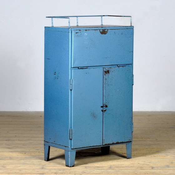Image 1 of Industrial four-drawer cabinet from the 1970s