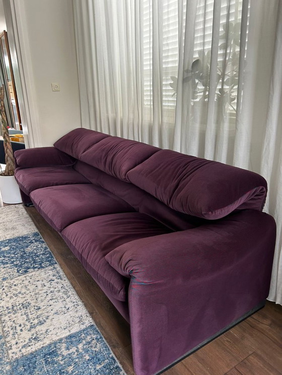 Image 1 of Cassina Maralunga 3-seater sofa + armchair